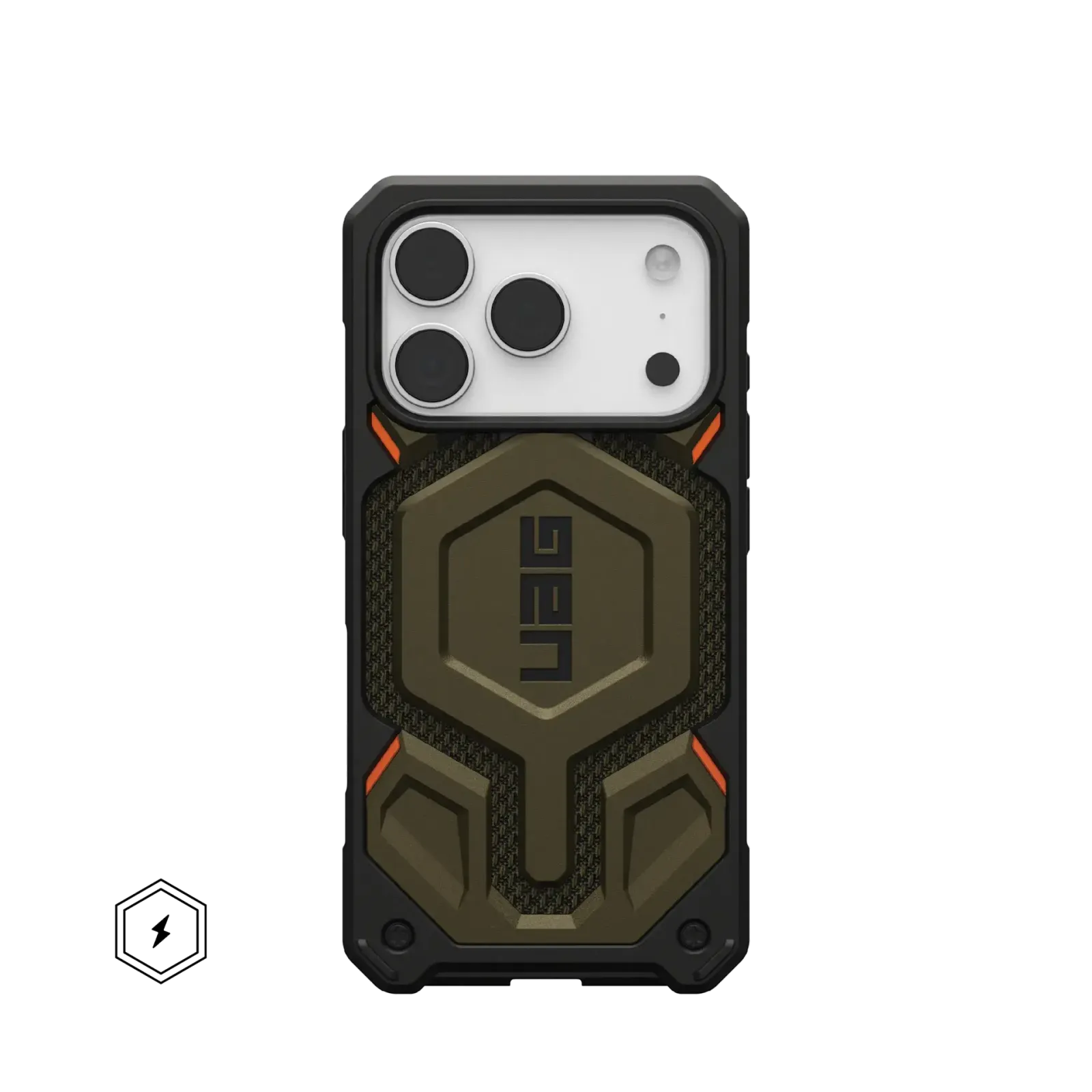 UAG Monarch Pro Kevlar® with MagSafe Series Case for Apple iPhone 17 Pro Kevlar Element Green (Зелёный)