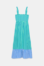 ПЛАТЬЕ МИДИ В ПОЛОСКУ — ZARA