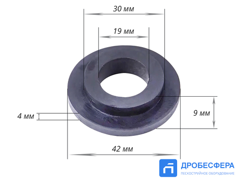Уплотнитель резиновый для соплодержателя NHP-3/4