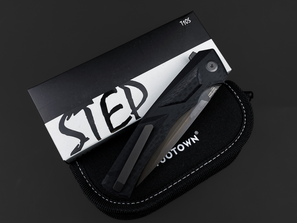 Складной нож Step-B [T10S PVD Carbon G10]