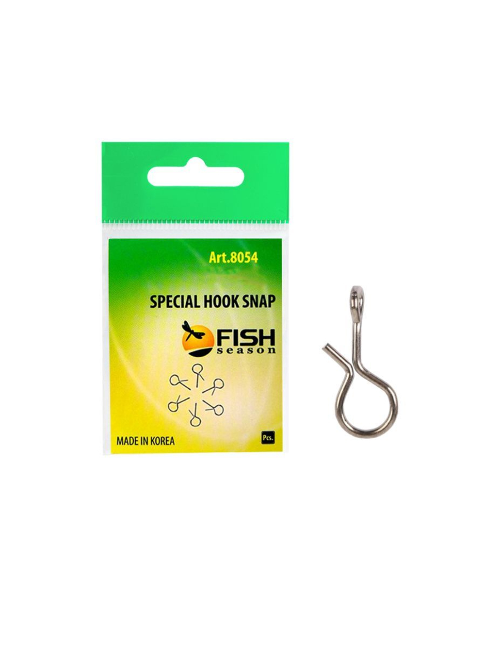 Застежка рыболовная НАХЛЫСТ/БАЛАНСИР Special Hook Snap 8054 S