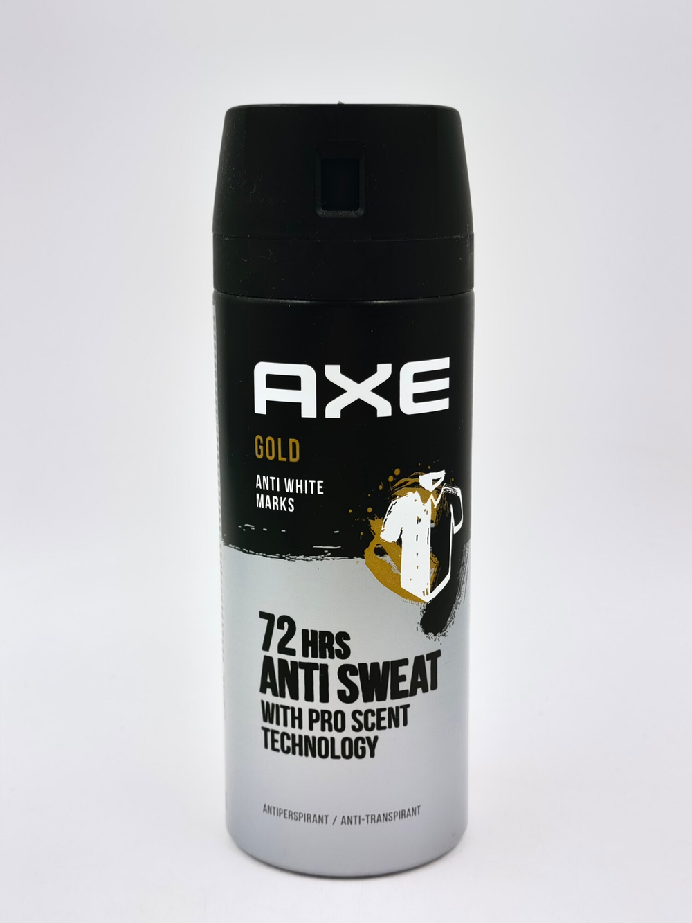 Антиперспирант-дезодорант-спрей Axe Gold Anti-White Marks 150 мл (из Финляндии)