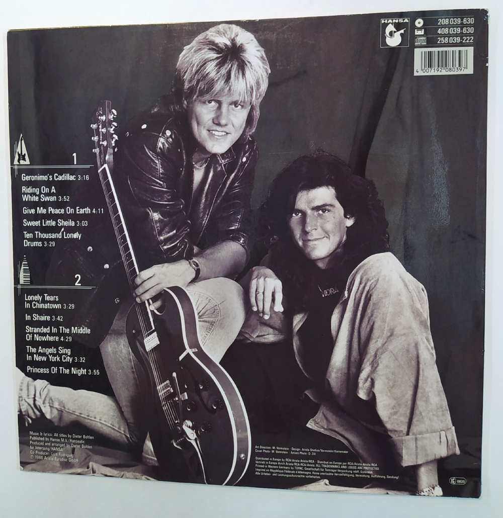 Modern Talking In The Middle Of Nowhere The 4th Album 1986 Europe NM