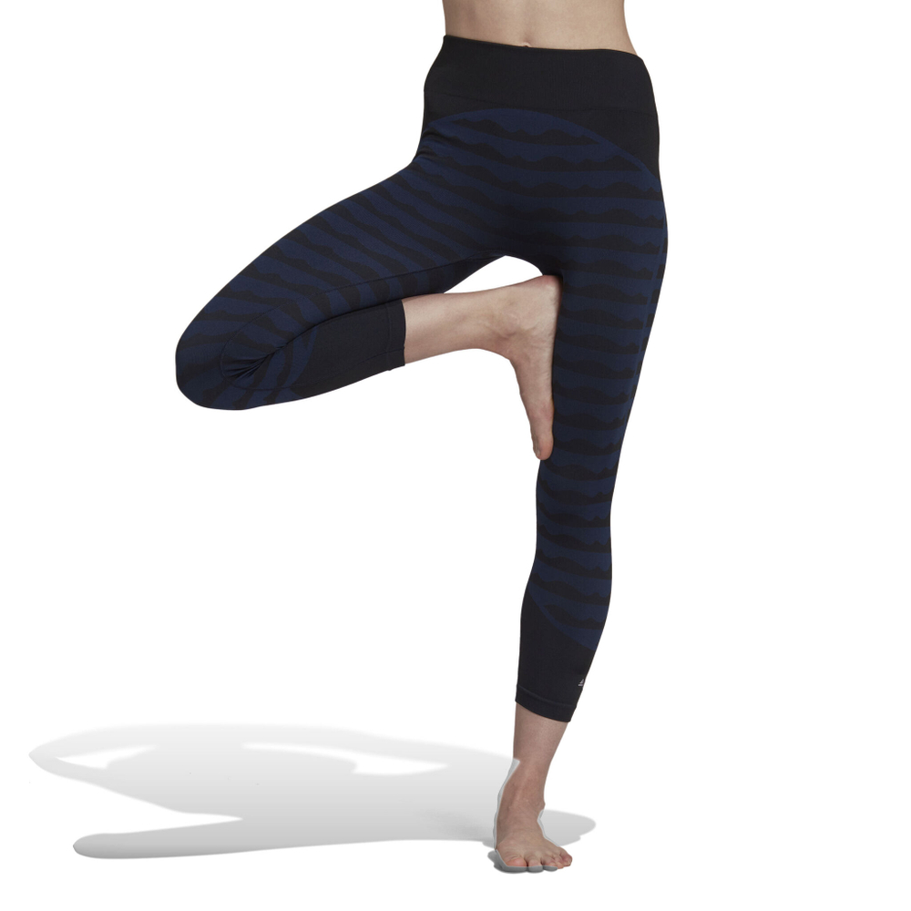 Женские теннисные брюки adidas Marimekko Aeroknit 7/8 Tight Women - Blue