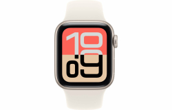 Умные часы Apple Watch SE 3 GPS 44 мм, Starlight Aluminium, Starlight Sport Band, M/L