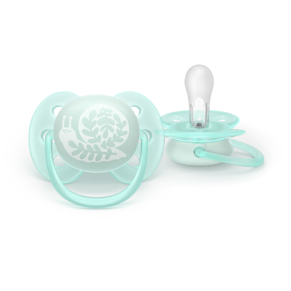 Əmzik\ Ultrasoft soother, 0-6m, deco neutral, 2-pack