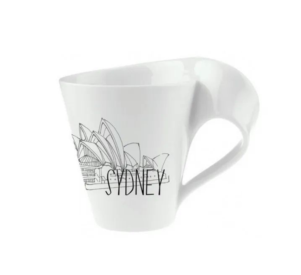Кружка фарфоровая с изображением города Modern Cities Sydney 300 мл (из Финляндии)