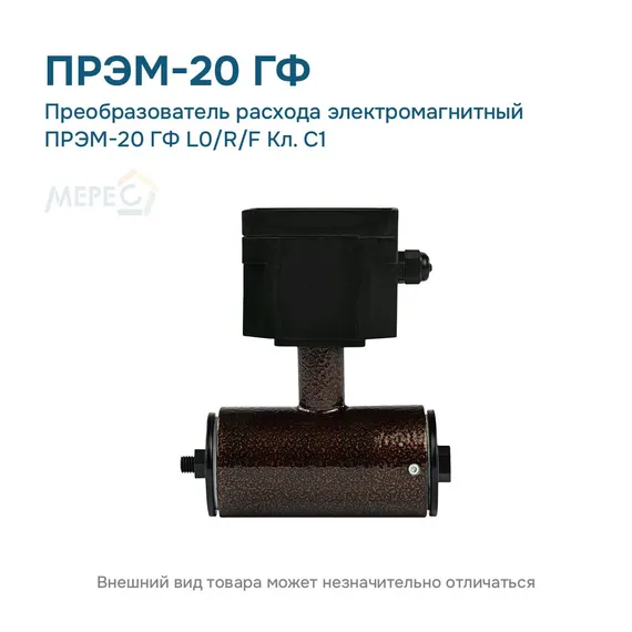 Преобразователь расхода электромагнитный ПРЭМ-20 ГФ L0/R/F Кл. C1