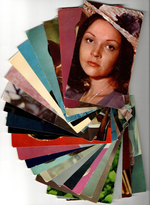 №35 Открытки Артисты и актёры СССР 1970–1980-е г. 25 штук. Цветные, чистые, без повторов