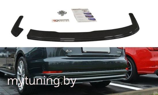 Сплиттеры бампера заднего V.2 для AUDI A4 B9 S-Line (15-...)