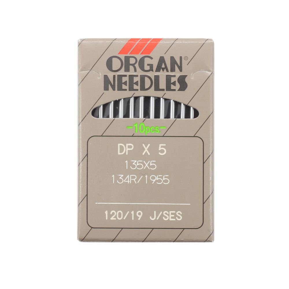 Иглы для промышленных швейных машин DPx5, №120 SES, Organ
