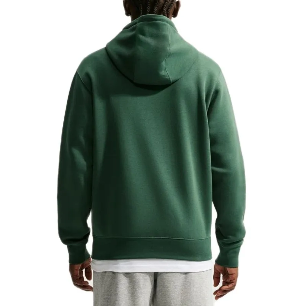 Мужская теннисная кофта Nike Club Fleece Pullover - fir/fir/white