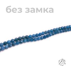 Нить из бусин Апатит, 5 мм с огранкой