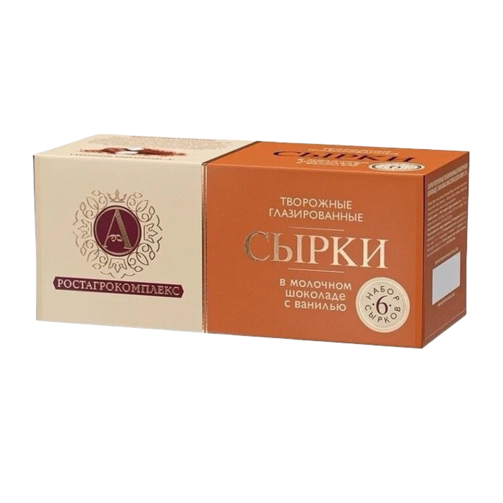 Сырок РОСТАГРОКОМПЛЕКС в мол.шок. с ванилью 15% 150гр\6шт