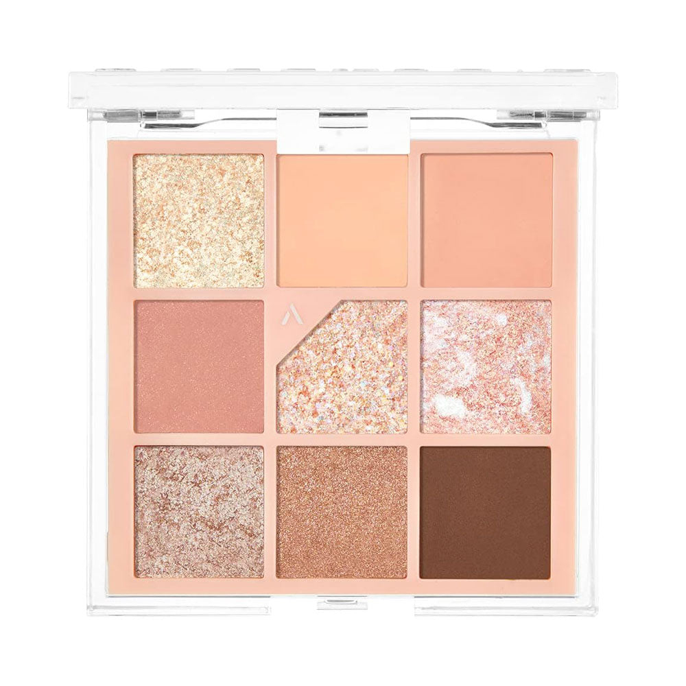 Палетка теней для век с глиттерами Unleashia Glitterpedia Eye Palette - №3 All of Coralpink, 6, 6г