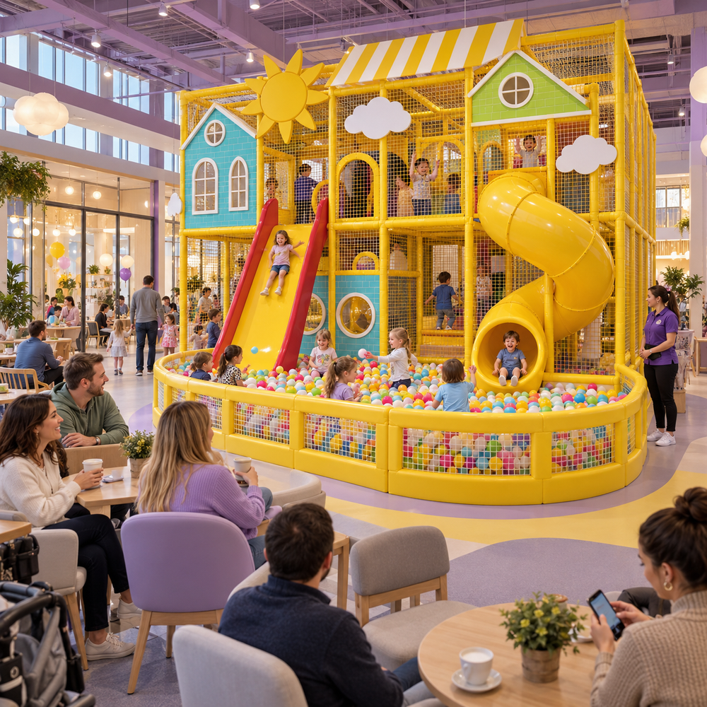 Игровой центр 1000 м² «Город открытий» — комплект оборудования