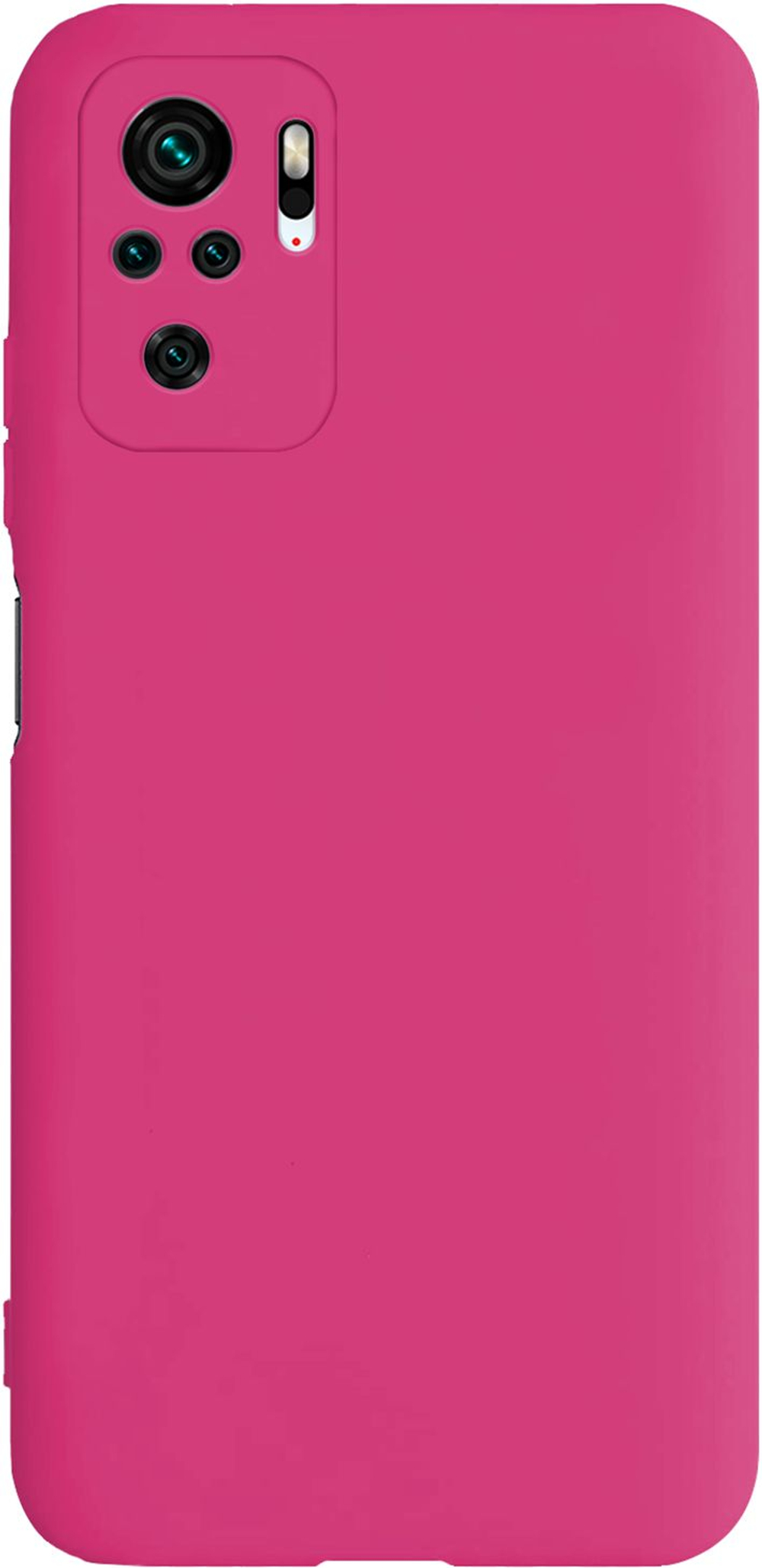Мягкий Soft Touch чехол из силикона для XIAOMI REDMI NOTE 10 / 10S и POCO M5s с бархатной подкладкой