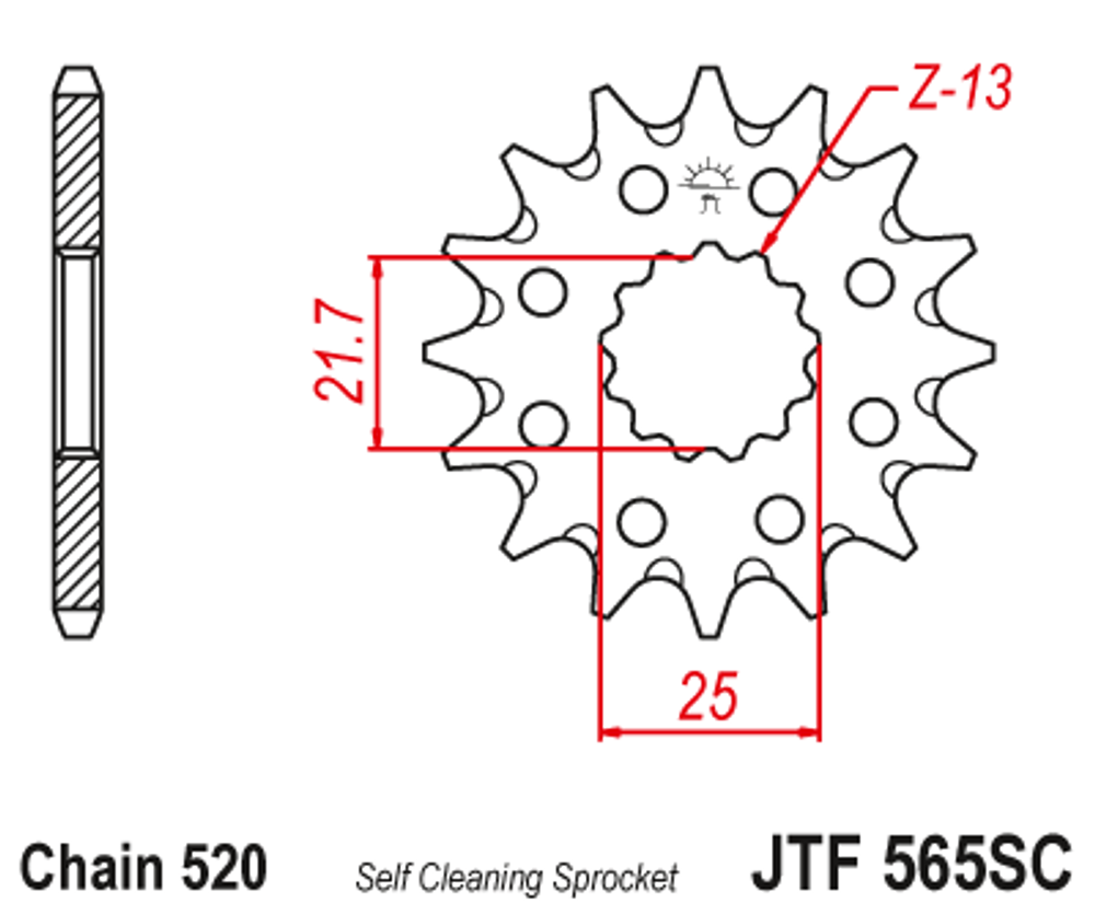 Звезда JTF565.13SC