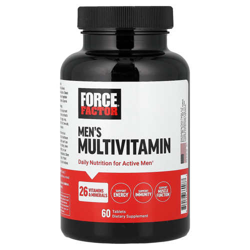 Force Factor, мультивитамины для мужчин, 60 таблеток