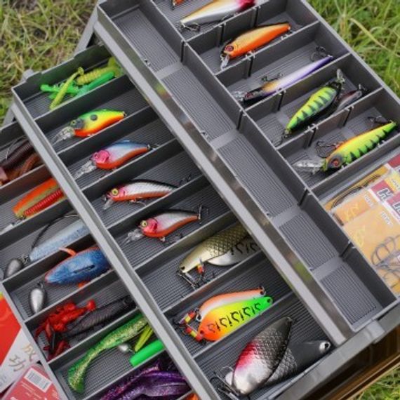 Ящик для снастей NISUS Tackle Box трехполочный синий (N-TB-3-B)
