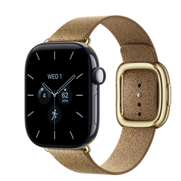 Умные часы Apple Watch Series 12 GPS + Cellular 42mm Nightblue Ceramic Case with Camel Modern Buckle Small