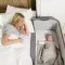 Колыбель приставная Tutti Bambini CoZee Scandinavian Walnut and Ecru с колесами