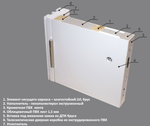 Дверь влагостойкая пластиковая KAPELLI multicolor ДГ Цвета на заказ по системе RAL + коробка