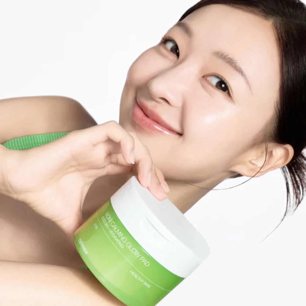 Celimax The Real Noni Calming Glow Pad успокаивающие тонер-диски с экстрактом нони