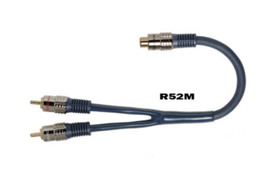 DAXX R52 Проводные RCA адаптеры-разветвители. Длина 0.25м -1шт-