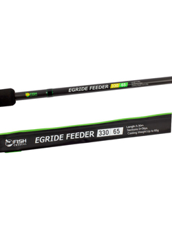 Удилище фидерное "EGRIDE FEEDER" FISH CRYSTAL , тест до 65 г, 3,30 м, 2+3 tips