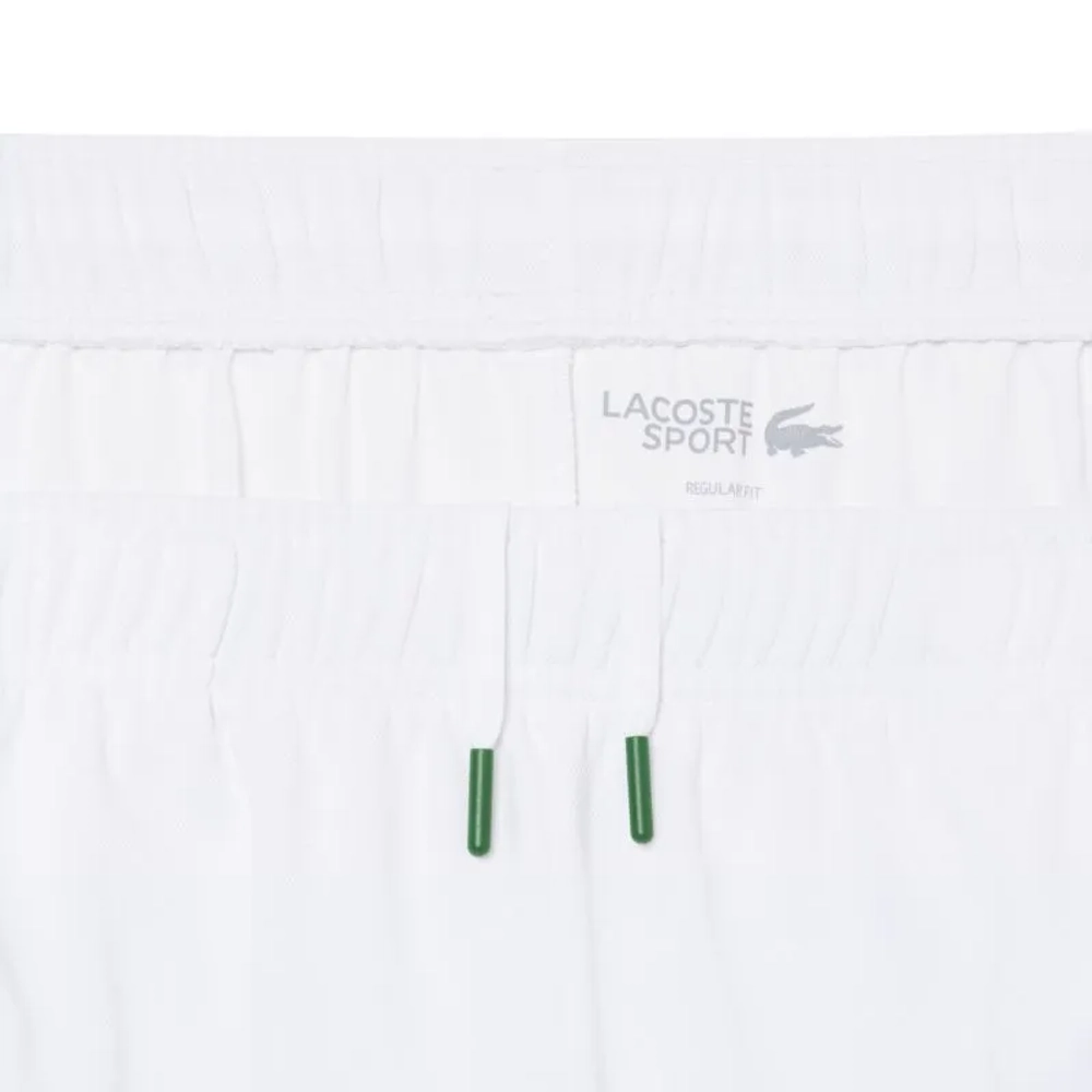 Мужские теннисные шорты Lacoste Regular Fit Ultra Dry Sport - white