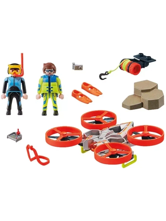 Набор Спасение дайверов с помощью дрона Playmobil 70143