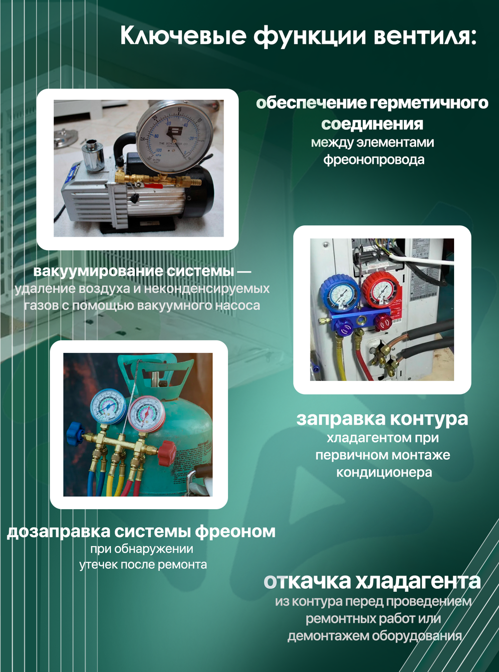 Вентиль для кондиционера FC-604, присоединительный размер 1/2"