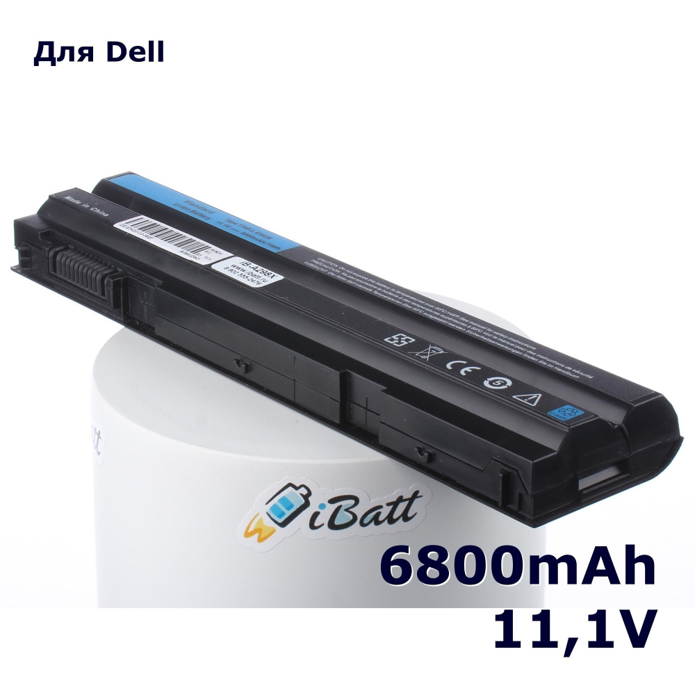 Аккумулятор iBatt 6800mAh, для 8858X RU485 T54F3 312-1325 312-1324 312-1311 DHT0W 2P2MJ 312-1164 M5Y0X 312-1323 4NW9