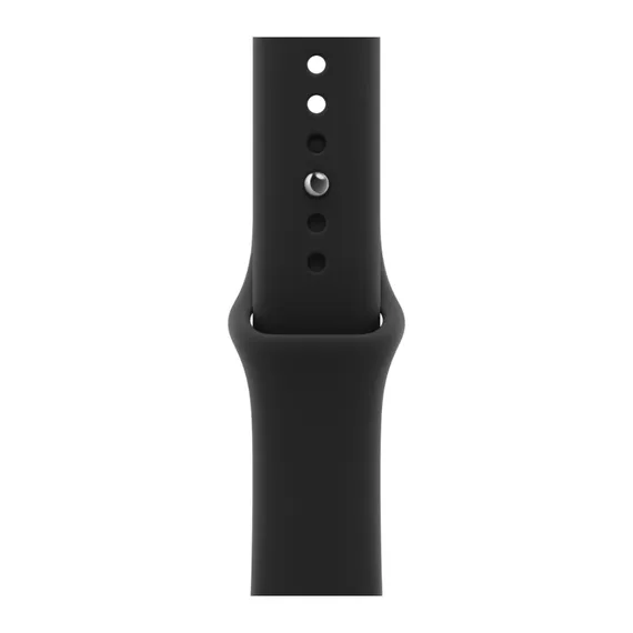 Часы Apple Watch Series 12, 46 мм, алюминий чёрного цвета, ремешок Sport Band чёрного цвета