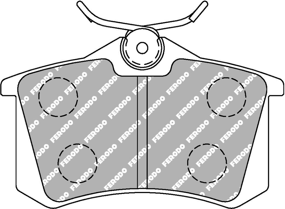 FERODO RACING - FCP1491W-FRD - Brake Pad Set, disc brake