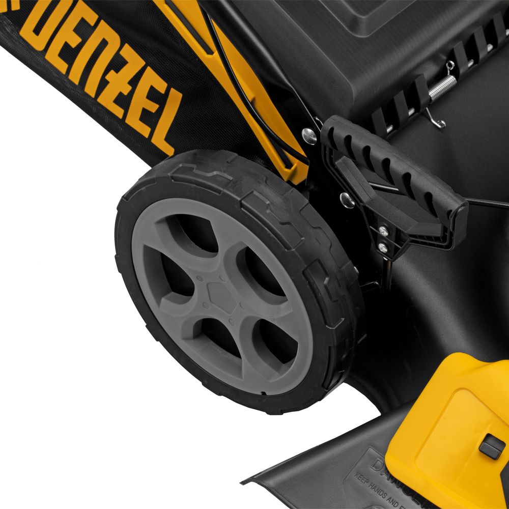 Газонокосилка бензиновая Denzel GLR-460SP-ZS, 149 см³, ширина 46 см, привод, травосборник 65 л