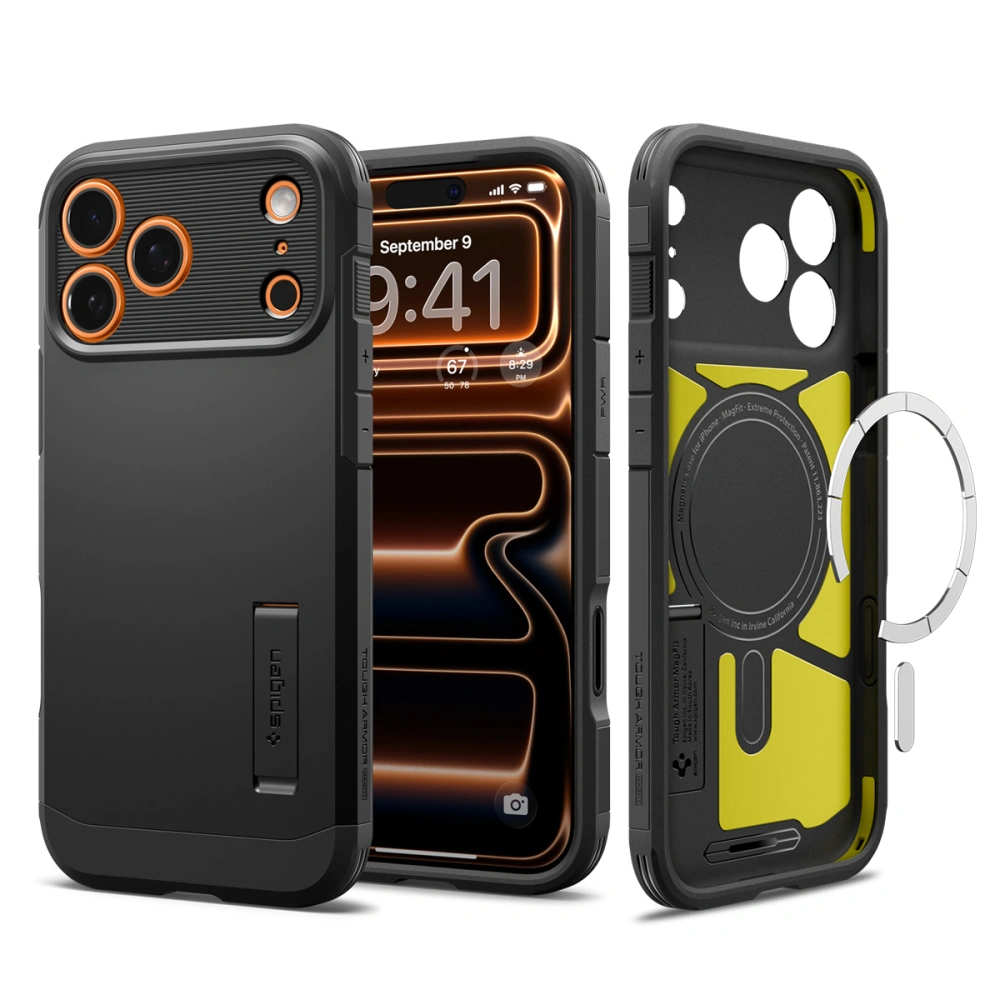 Чехол Spigen Tough Armor T для iPhone 17 Pro Black