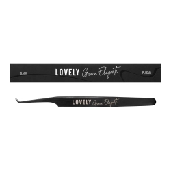 Пинцет с лазерной заточкой L 5 мм Grace Elegante Black Lovely