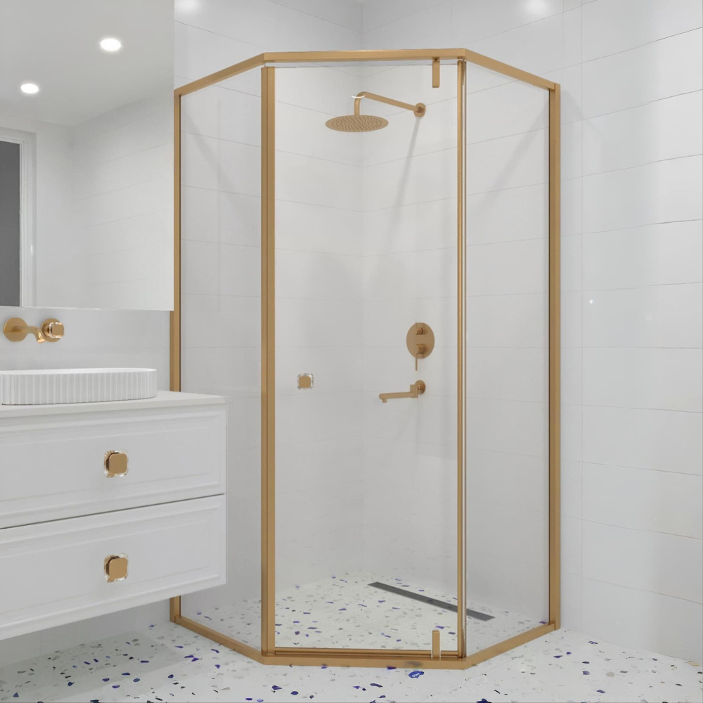Душевой уголок RGW HO-088Gb (Прозрачное, 900x900)