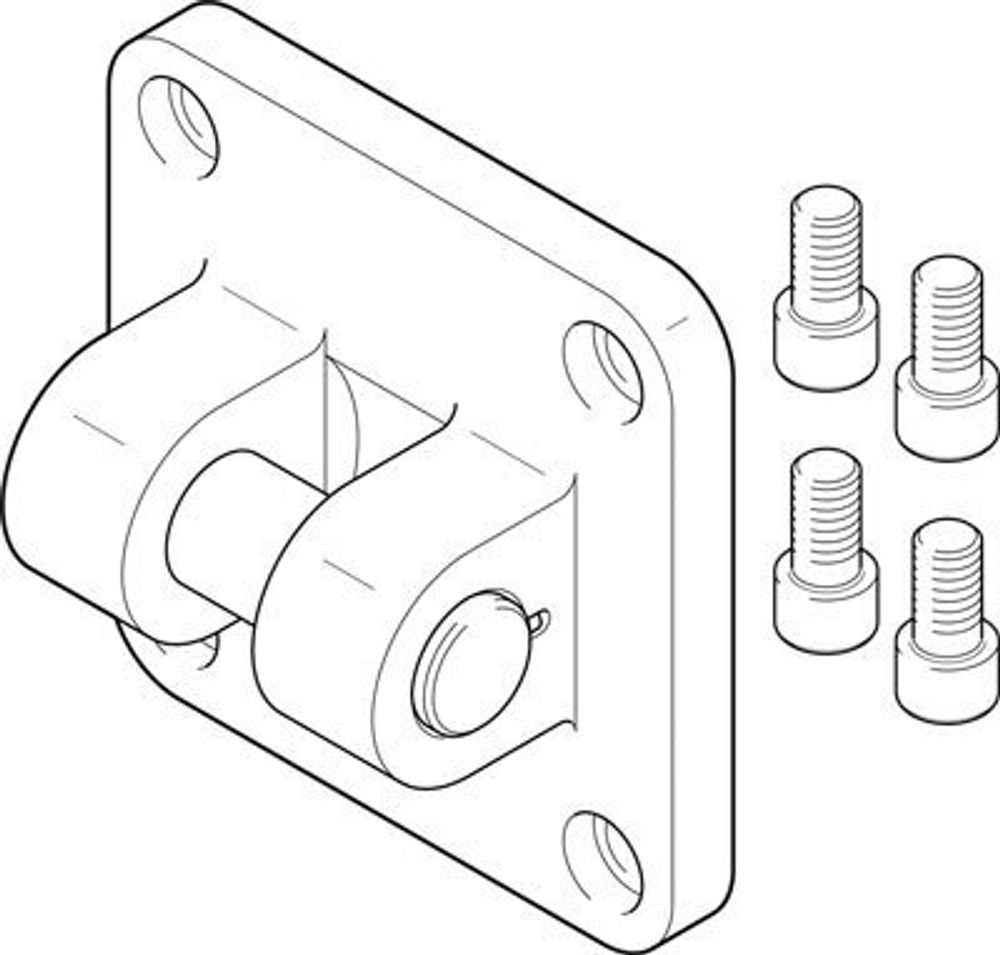 SNG-160 Фланец с осью SNG-160 Фланец с осью