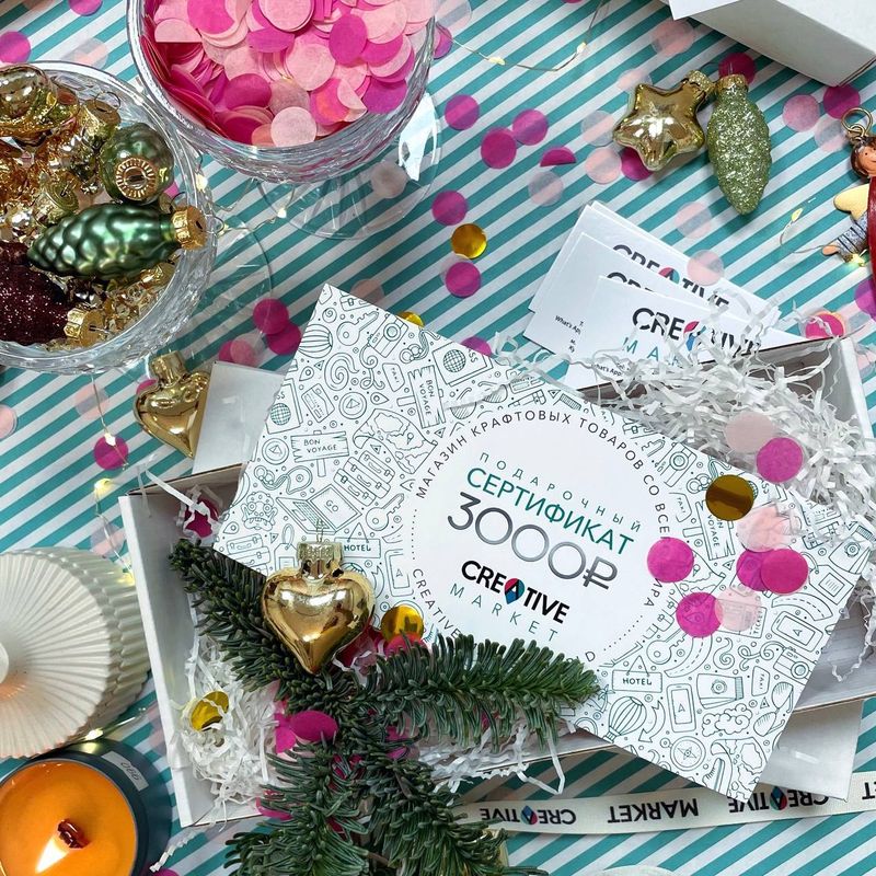 Подарочные сертификаты Creative Market!