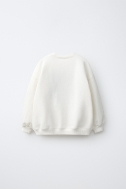 ZARA ТОЛСТОВКА MICKEY MOUSE © DISNEY, ЭКРЮ