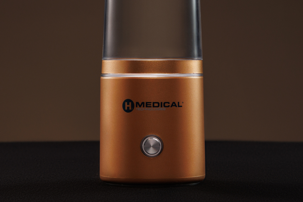 Портативный аппарат с функцией водородных ингаляций: 3 в 1 (ENHEL SMART BOTTLE 3-IN-1) (золотой)