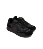Кожаные кроссовки POLO RALPH LAUREN - черный(809906202)