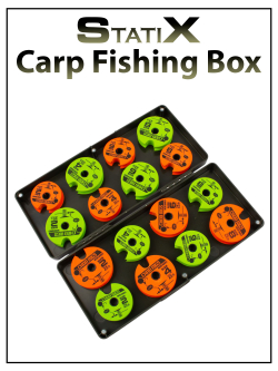 Поводочница карповая Carp Fishing Box Statix для поводков 270*125*40 мм +16 мотовил