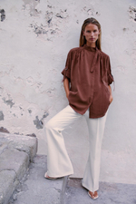 РАСКЛЕШЕННЫЕ БРЮКИ С ПРЯЖКОЙ — ZARA