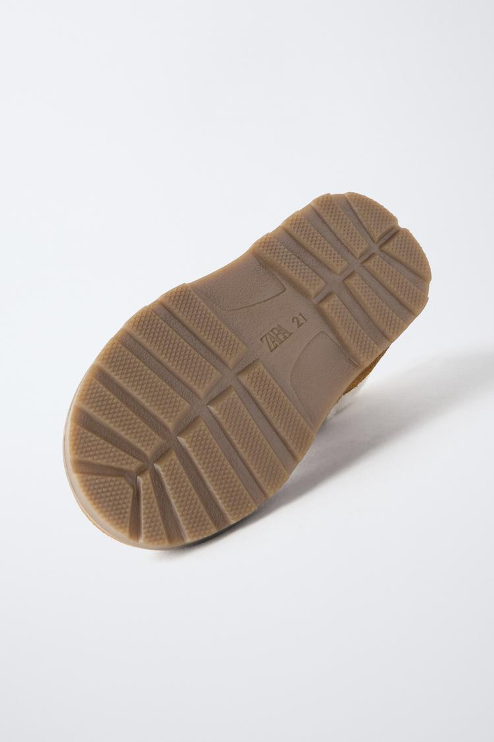 ZARA КОЖАНЫЕ БОТИНКИ BAREFOOT, КОРИЧНЕВЫЙ