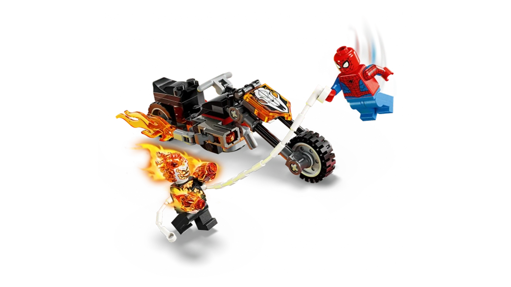 Конструктор LEGO Marvel 76335 Spider-Man vs. Ghost Rider Motorcycle