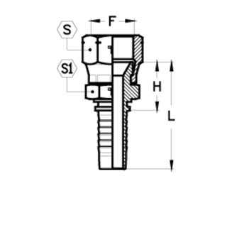 Фитинг DN 10 JIS 18x1.5